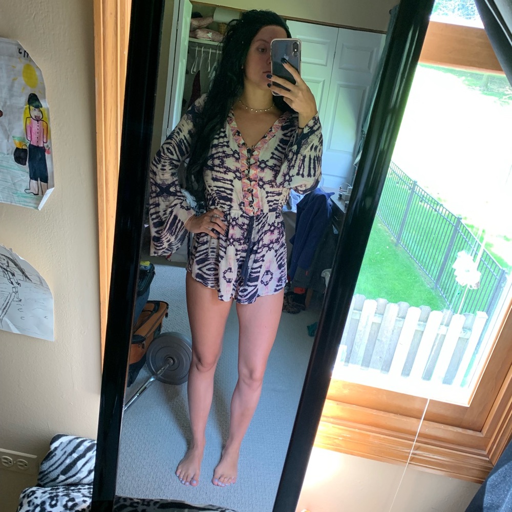 Tie dye romper